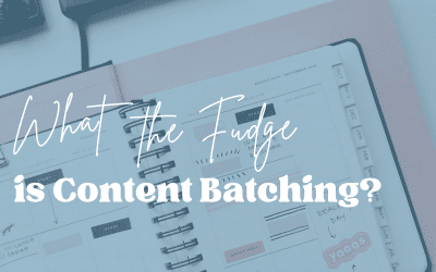 WTF is Content Batching? And why you’ll thank us for the introduction.
