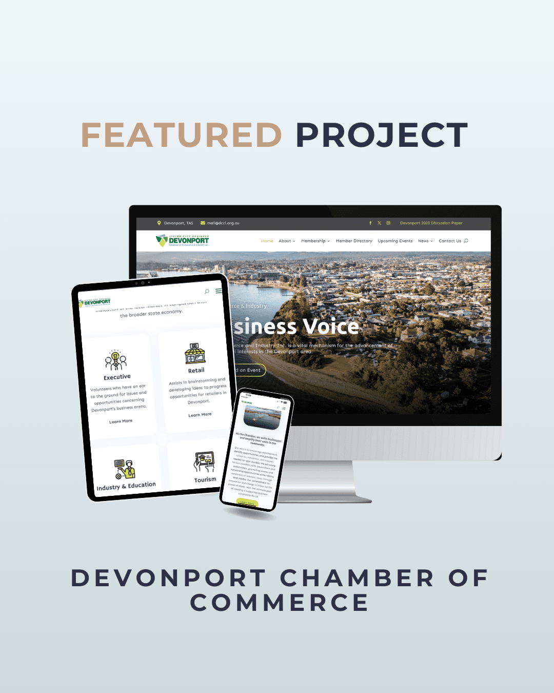 Unwrapping the Redesigned Devonport Chamber of Commerce Website