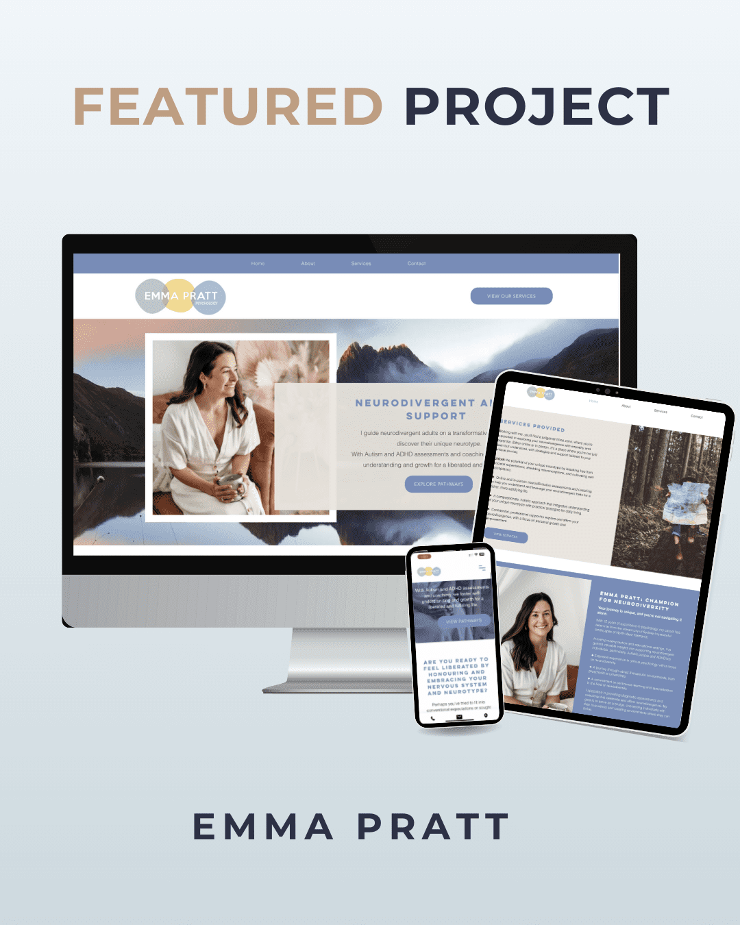 Creating a Custom Digital Space for Emma Pratt, Psychologist: A Journey with WIX
